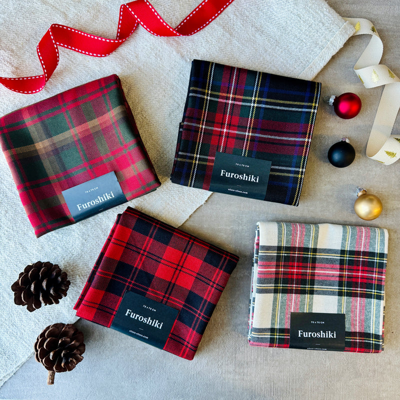 Holiday Tartan Furoshiki