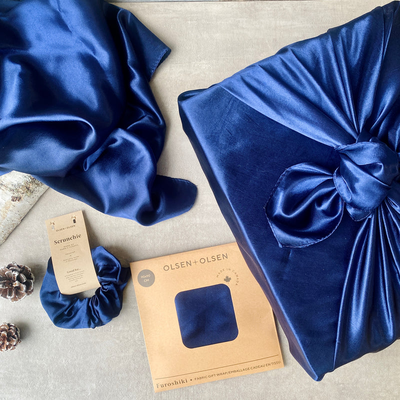 Sapphire Furoshiki + Scrunchie bow
